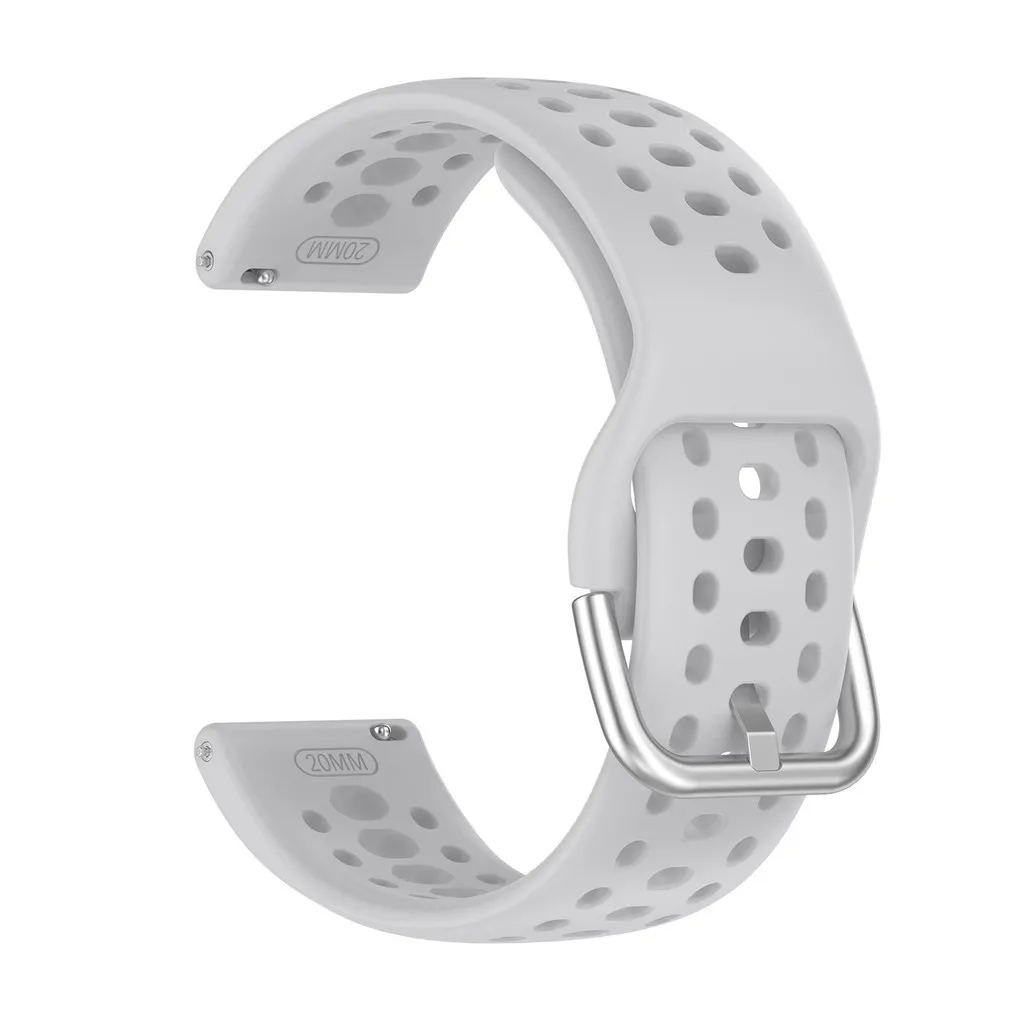 Women's Breathable Sport Silicone Watchband - Soft Replacement Strap
