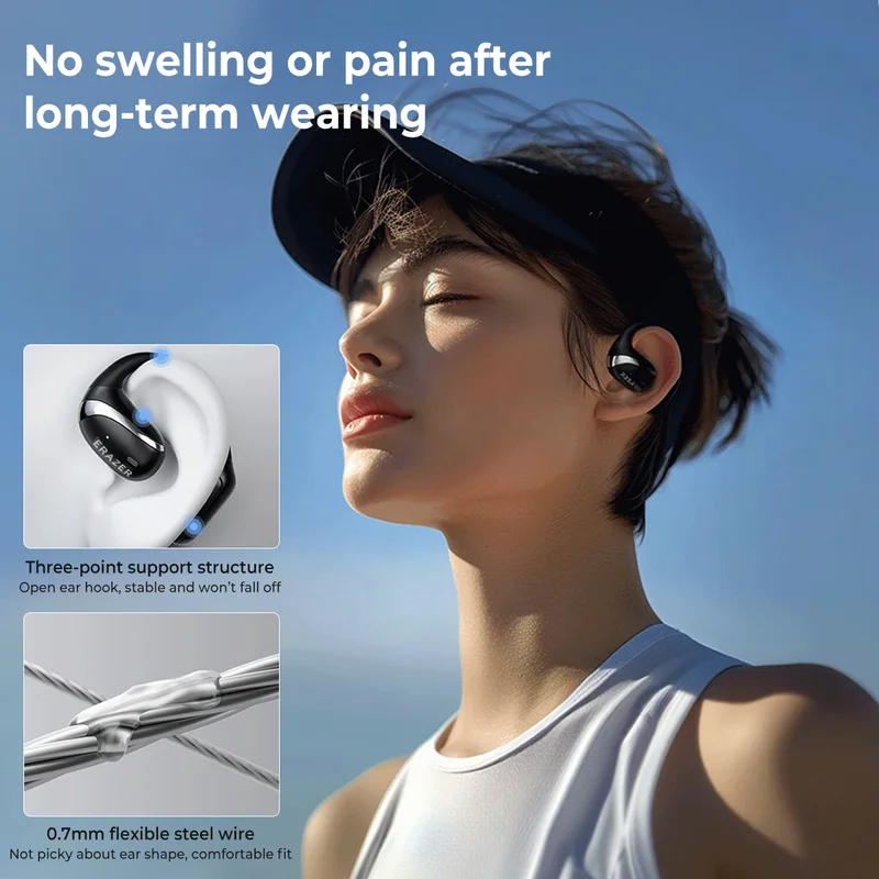 Original ERAZER X9 Wireless Headphones OWS HiFi Stereo