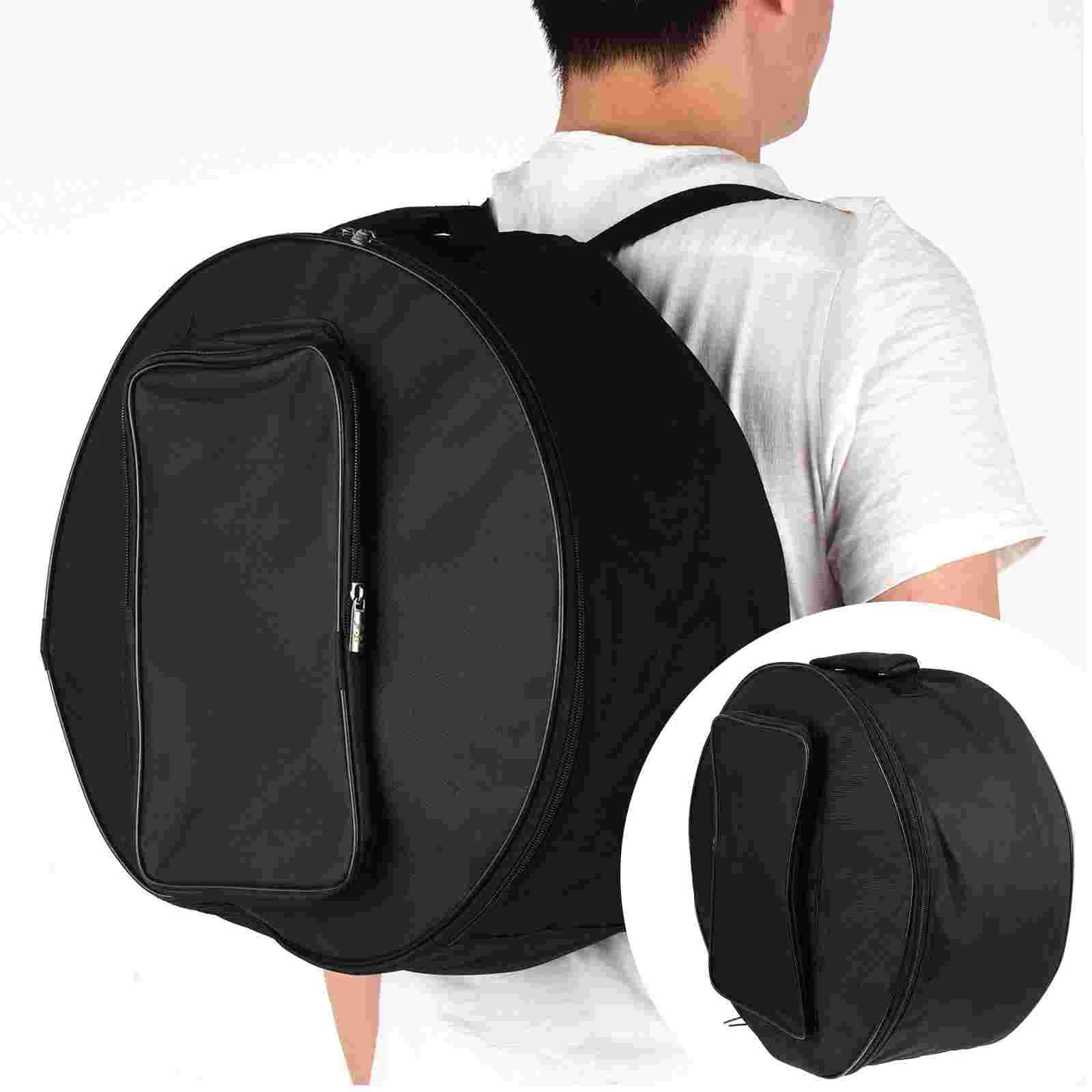 

13-14inch Drum Bag Portable Drum Bag Drum Case Black Container Lid Percussion Accessories Oxford Cloth Travel Bag Suitcase