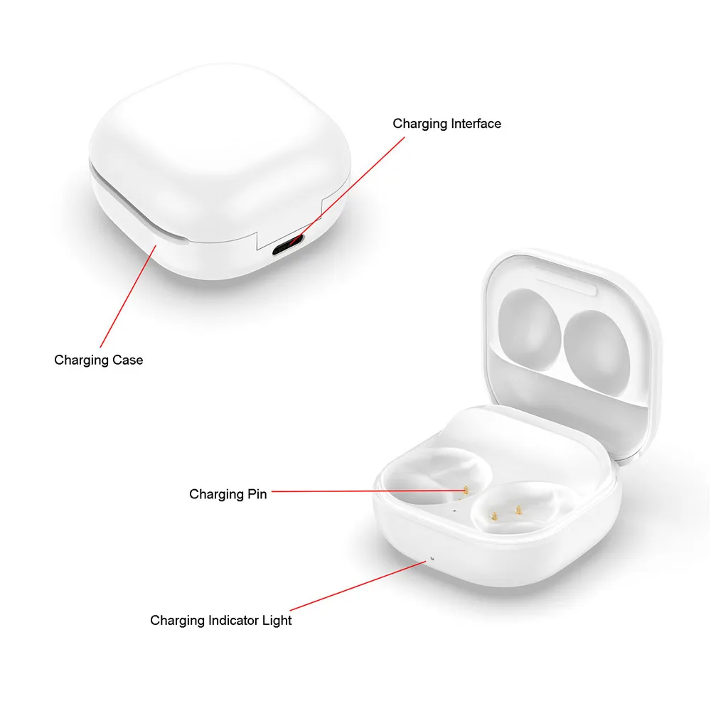 

Replacement Magnetic Charging Box For Samsung Galaxy Buds2 SM-R177 Charger Case Cradle For Galaxy Buds 2 Wireless Earphones