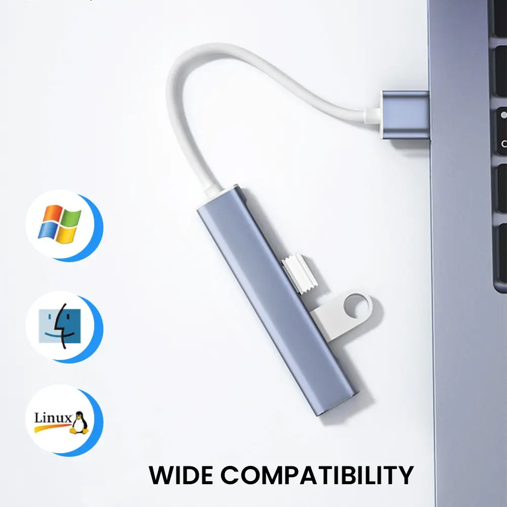 NIERBO USB 3.0 USB 2.0, ޴ USB Ȯ, PC  콺,   , 4 Ʈ USB 