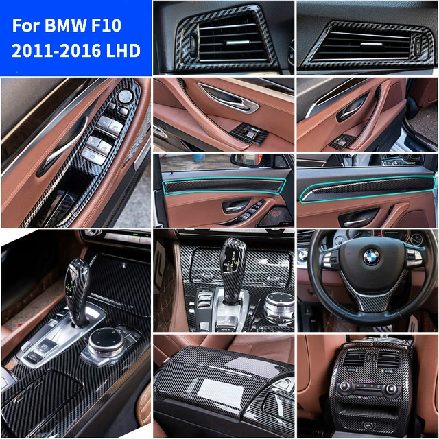 Für BMW 5 Series F10 523li 520li 525li 2011-2016 Zubehör Carbon Fiber Innen  Dekoration Getriebe Air Outlet Griff ABS Aufkleber - AliExpress
