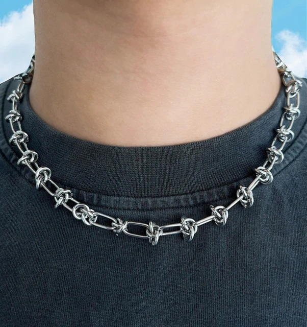 Men's Necklace, Mens Choker Necklace, Mens Leather Necklace, Mens Jewelry,  Minimal Style Jewelry, Masculine Necklace, Boyfriend Jewelry Gift - Etsy