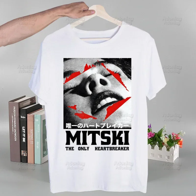 

Mitski Men T Shirt Harajuku Singer Be The Cowboy TShirts Short Sleeve Fashion Casual Bury Me At Makeout Creek T-Shirt Tops Tees