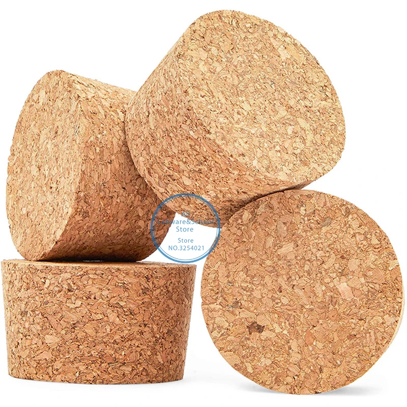 2pcs/lot Lab big size Top DIA 88mm to 105mm Wood Cork plug Essential Oil Pudding Glass Bottle Lid Thermos flask stopper