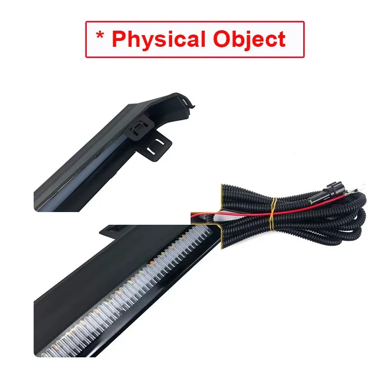 차량용 DRL 안개등, 장안 CS55 플러스 II Qiyuan Q05 2021 2022 2023 2024 ABS 지시 신호등, 안개등, 자동차 액세서리