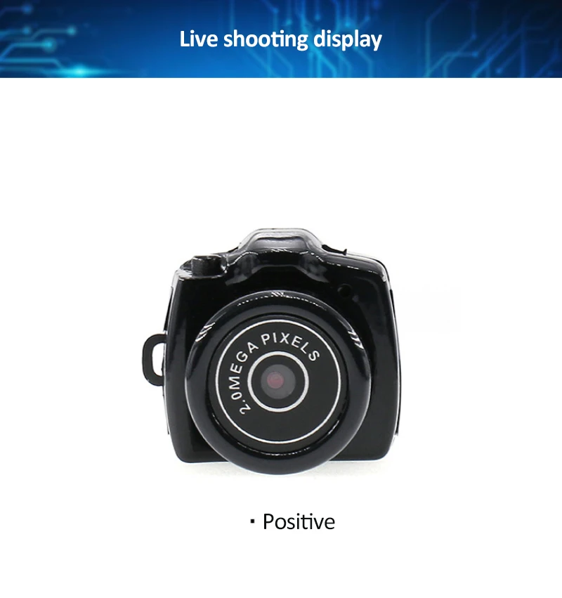 Description Picture 6 of itemMini Camera Video Audio Recorder Webcam Y2000 Camcorder Small DV DVR Security Secret Nanny Car Sport Micro Cam with Mic