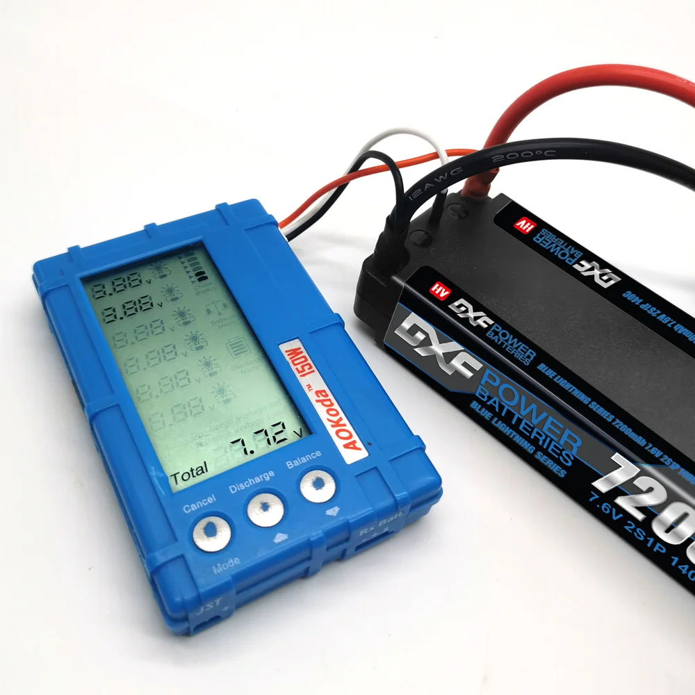 DXF 2S Lipo Battery 7200mAh 8400mAh 140C 8000mAh 9200mAh 130C 5mm Bullet T/Deans Plug Hardcase for RC Car Boat Truck UAV RACING 2