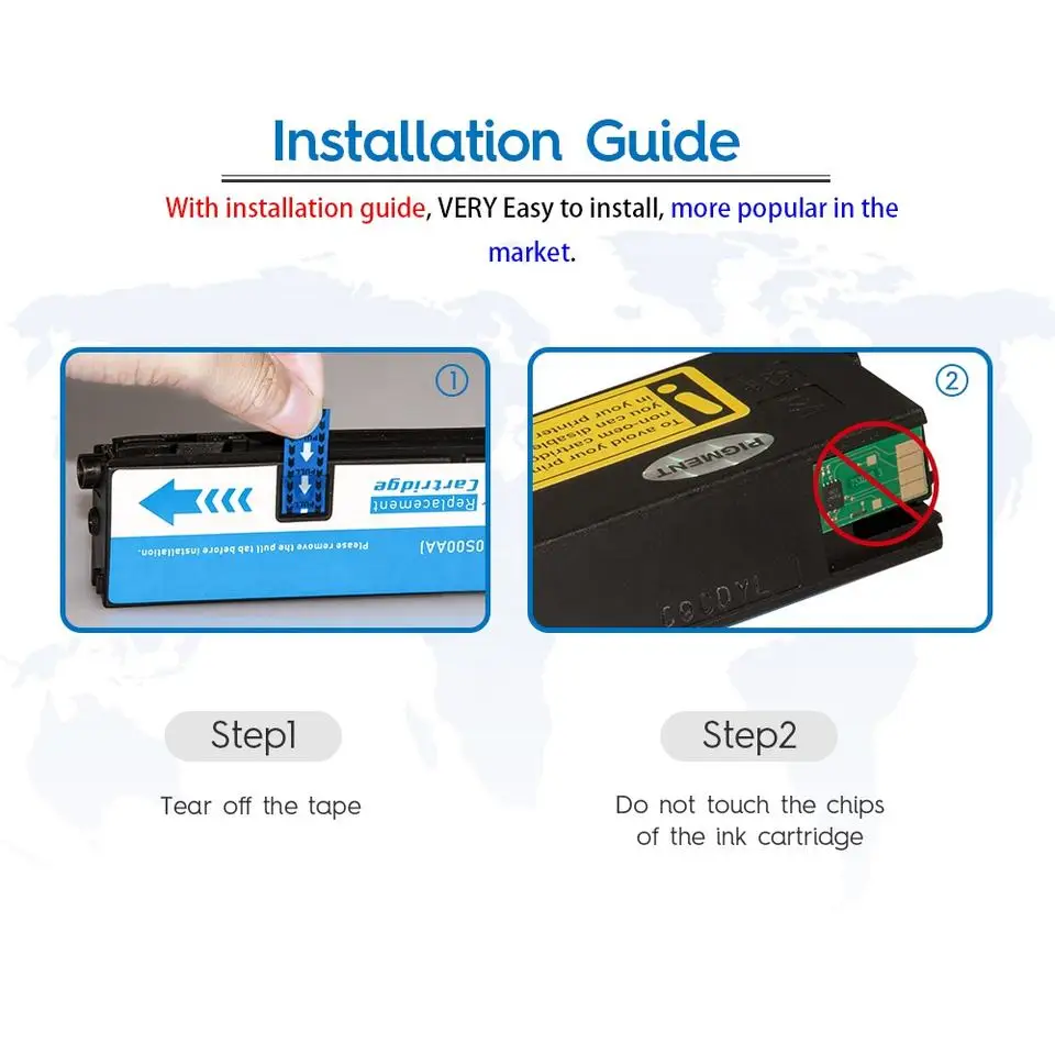 KG.For  981 981A Color Compatible Ink Jet Cartridge For  PageWide Enterprise Col