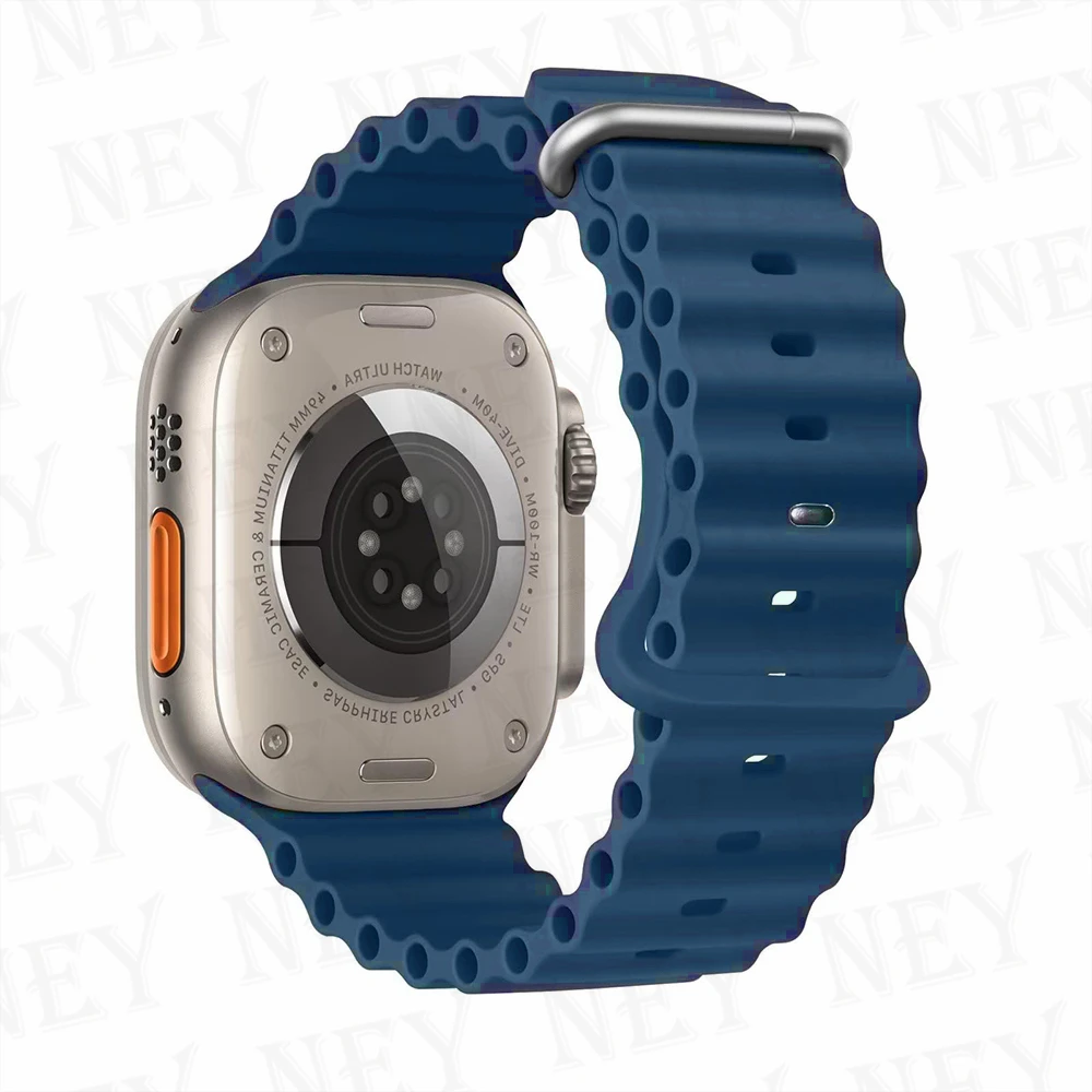 Ocean Silicone Sport Watch Band - Vibrant & Durable Strap