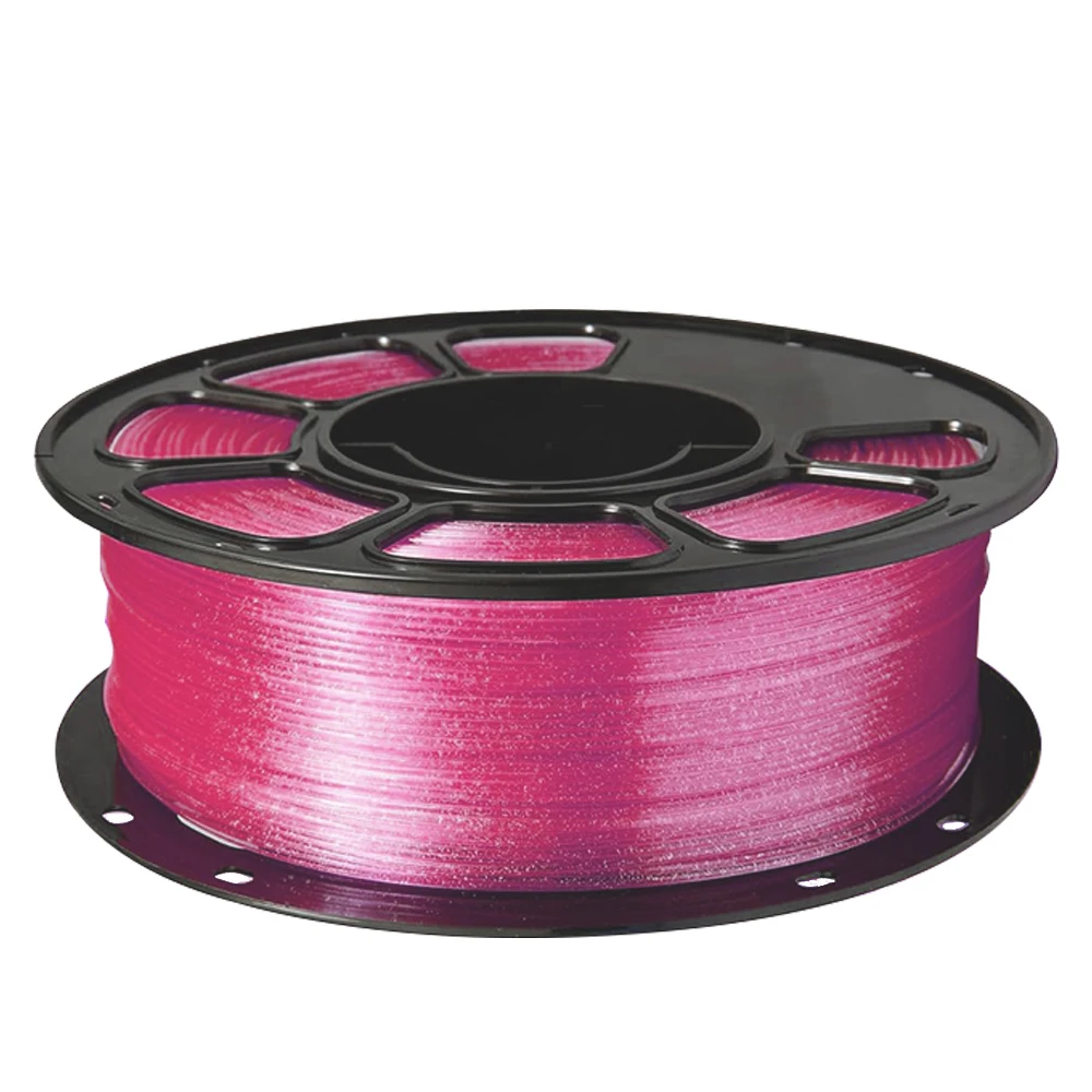 Petg 크리스탈 스파클링 로즈 3D 프린터 PLA 필라멘트 1.75mm Petg 크리스탈 스파클링 로즈 레드 3D 프린터 재료 250g 500g 1Kg