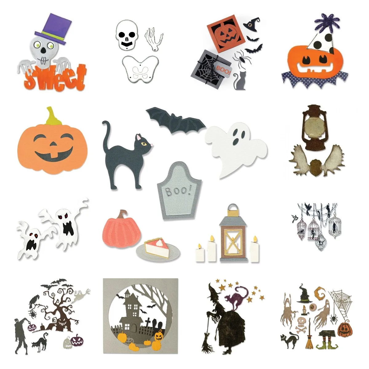 

2022 New Arrival Halloween Pumpkin And Bat Metal Cutting Dies For Diy Scrapbooking Crafts Maker Photo Album Template Handmade