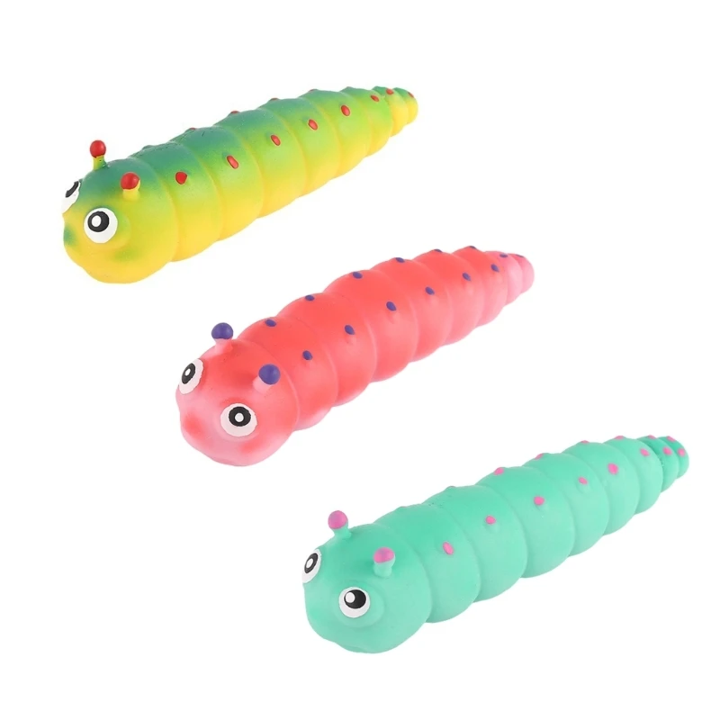 Fidgets Slug Toy,3D Articulated Stretch Caterpillars Pet Sensory Hand Toy, Party Favor Colorful Flexible Toy N84E