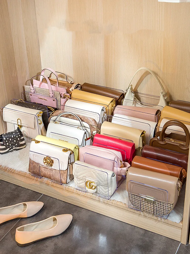 purse collection display