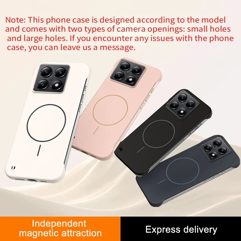 Frameless Solid Color Magnetic Case with Slim Matte Finish