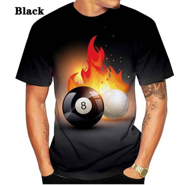 Billiards Snooker 3D Print Shirts Men's T-shirt Top Summer Casual  Sweatshirt Oversize Short Sleeve Pullover Personalized Clothes - AliExpress