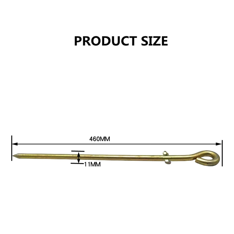 Ground Rod, Ground Rod, Industrial Grade Steel Galvanized Copper Bonded Excellent Tool -18 inch