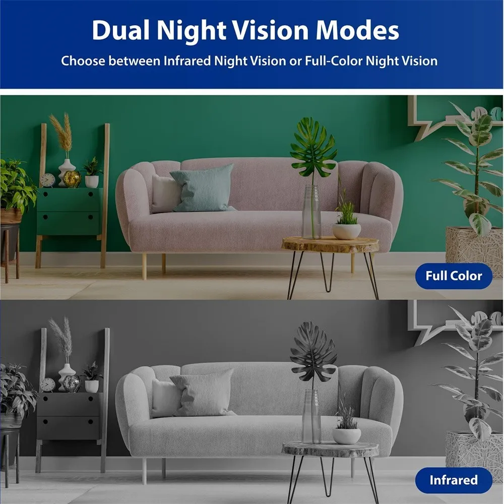 YIlot 2MP E27 Bulb Camera Wifi Surveillance Camera Night Vision Full Color Auto Rotating Wireless Surveillance Security Monitor 5