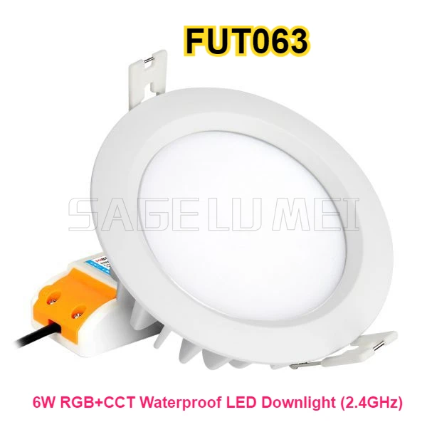 MiBoxer 6/9/12/15/18/25W RGB + CCT LED Downlight Dimmable FUT060 FUT062 FUT063 FUT064 FUT065 FUT066 FUT068 FUT092 Remote FUT069 led downlight recessed ceiling spotlight ceiling lamps