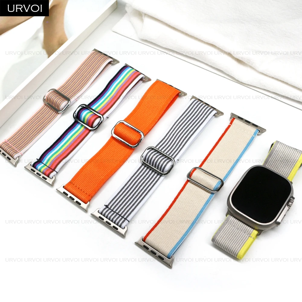 URVOI Elastic Nylon Loop Strap with Ring Closure