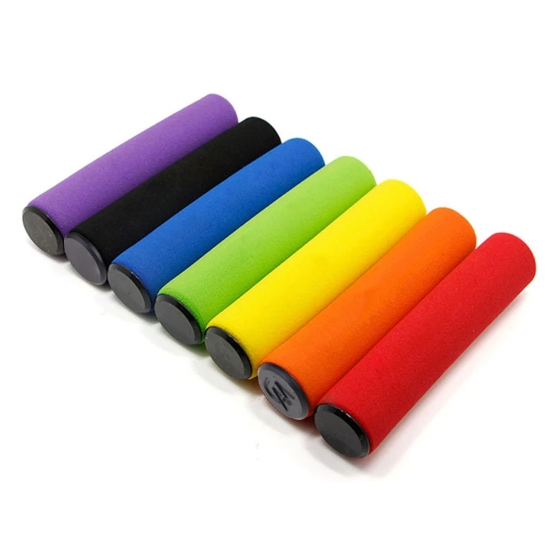 Bicycle Grips 1Pair Soft Foam Sponge bmx mtb Bike Cycle Handle Handlebar Bar Grips