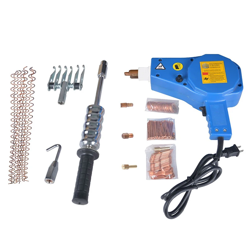 110V/220V Tragbare Metallplatten-Reparaturmaschine mit 6 Schweißmodi, Bolzenschweißgerät, Dellenreparatur-Set für Auto, LKW, Motorrad – Detail 3