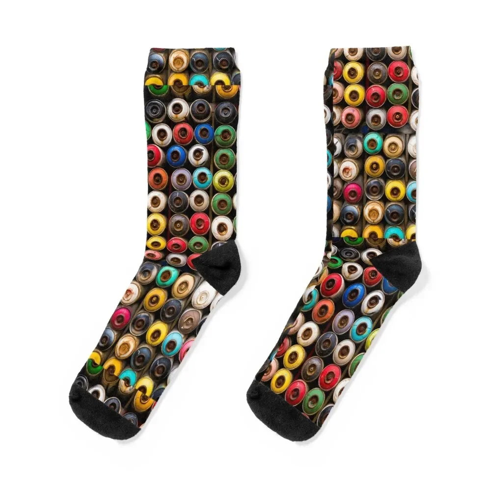 

Spray Paint Socks halloween Run Children's soccer anti-slip Men's Socks Women's