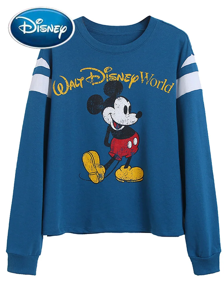 Sweat-shirt Imprimé De Dessins Animés Disney Pour Femme, Haut Ample,  Décontracté, Unisexe, Pour Le 50e Anniversaire Du Château Du Monde, Mickey  Mouse - Hoodies Et Pulls Molletonnés - AliExpress