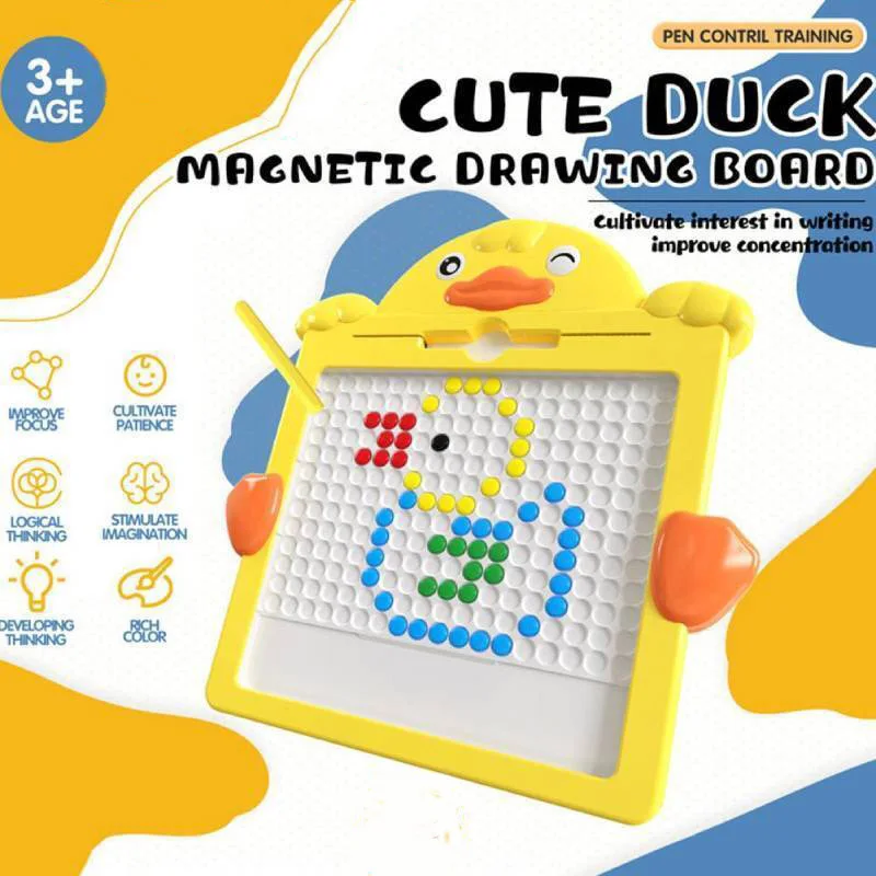 

Kids Magnetic steel ball drawing board Montessori Learning thinking focused training toys Baby early education drawing and crea
