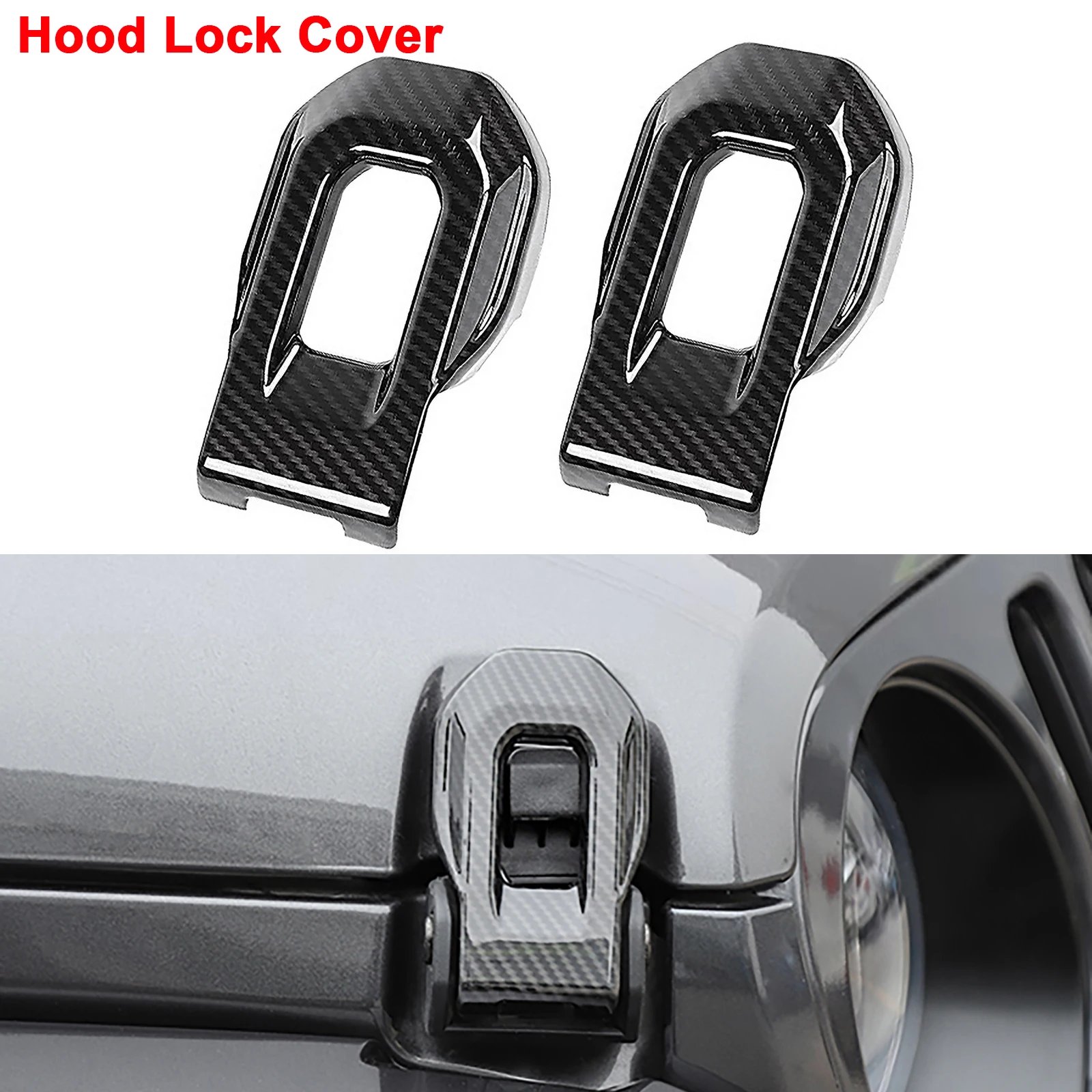 Capas Para Travas Do Capô CheroCar - Acessórios Jeep Wrangler JL/JLU E Gladiator JT