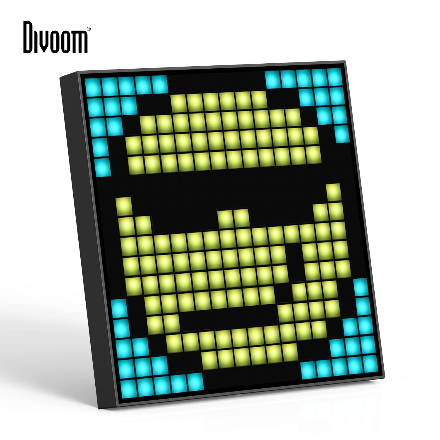 Divoom Pixoo-16 WiFi Pixel Art Digital Frame LED Display Clock Social Media Tracker Home Lightning Decoration