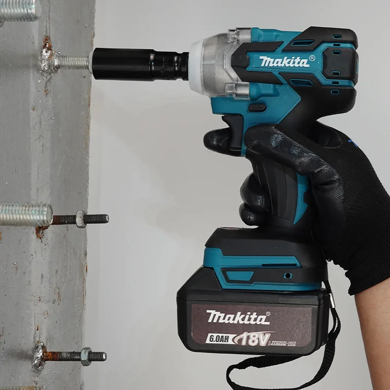Makita DTW285 320N.M Impact Electric Wrench Brushless Wrench Cordless Tool Power Tools Rechargeable For Makita 18V Battery 6