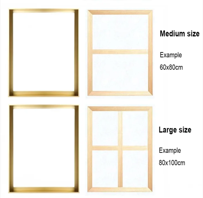 DIY Aluminum Alloy Picture Frame for Canvas Oil Painting - Metal Artwork Decorative Frame for Creative Home Decor - Image 5