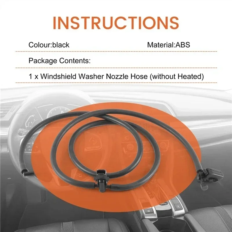 Mercedes-Benz A B-Class W169 W245 2004-2012 car windshield clip Car Front Windshield Washer Nozzle Jet Hose Windscreen Jet No Heated A1698600492