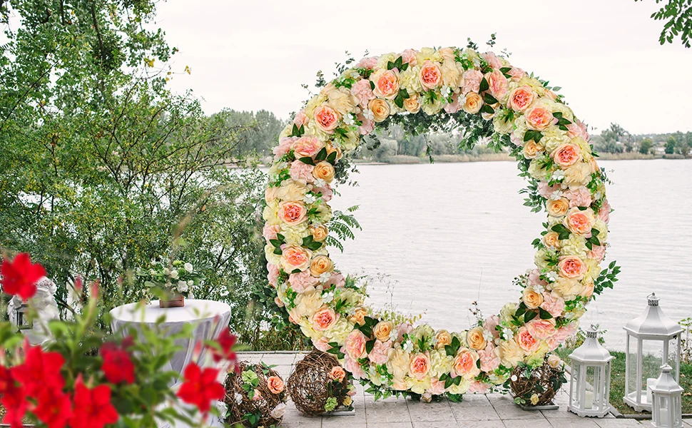 Floral, Festa De Casamento, Decorações De Mesa De Jantar