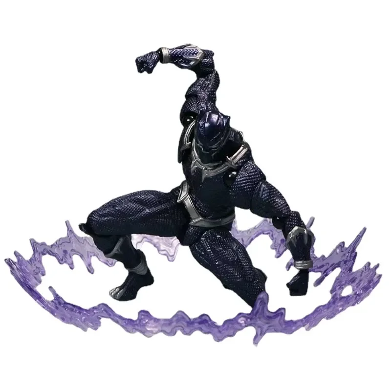 

New Marvel Deadpool Black Panther animation peripheral figures creative personality model joints movable children's toys gifts