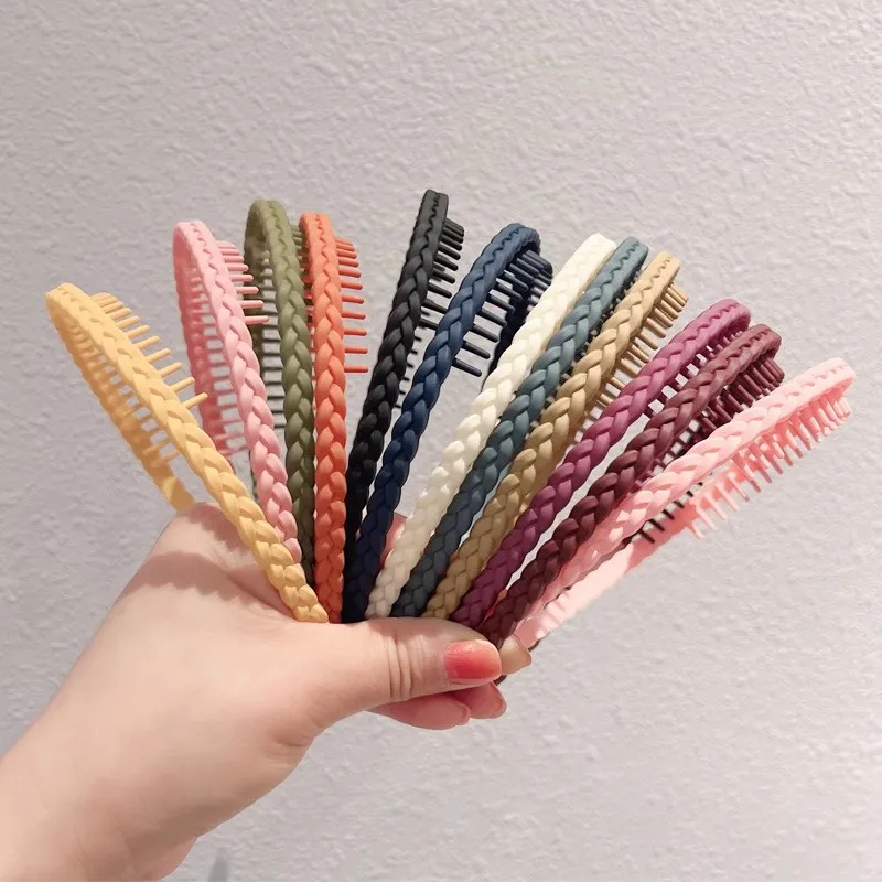 12 Stück Ultra-dünne 5 Mm Stirnbänder Mit Zähnchen – Bunte Haarschmuck-Set Für Damen, Mädchen & Teenager