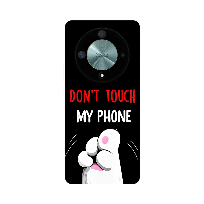 Silicone Wolf Painted Soft TPU Back Case Cover