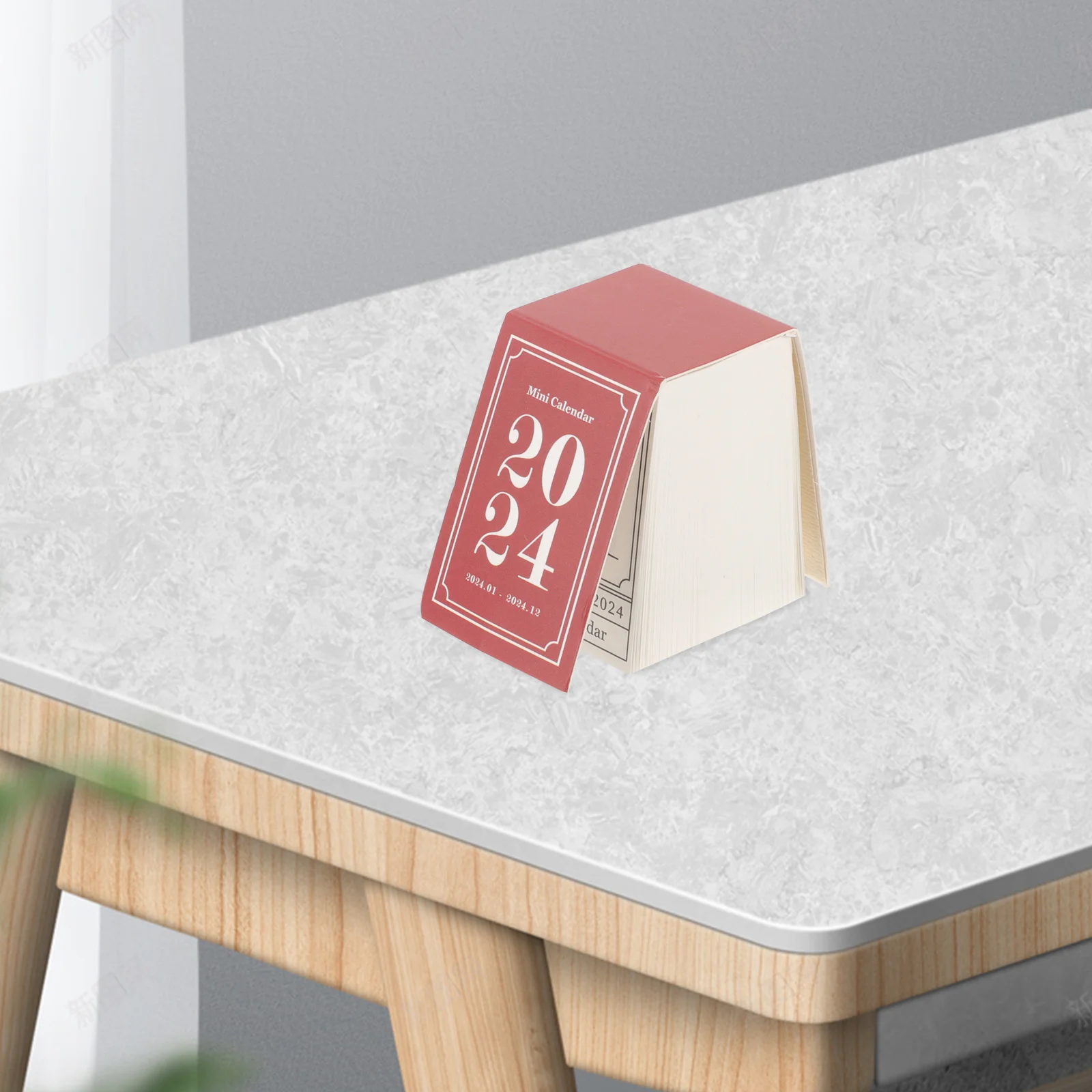 미니 탁상 달력, 매일 탁상용, 찢을 수 있는 투명 인쇄 일정, 섬세한 계획