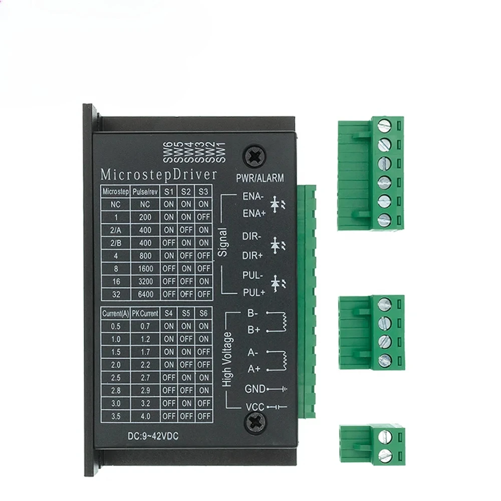 스테퍼 모터 드라이버 TB6600 23 Nema 34 42/57/86 Nema17 4A DC9-40V 1축 스테핑 모터 CNC 조각기