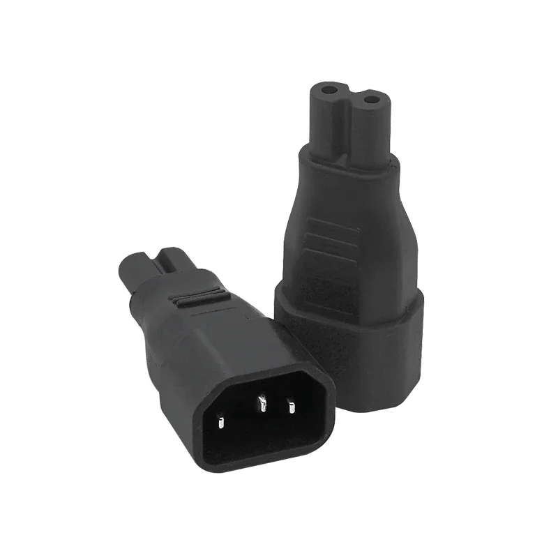 IEC 3-Pin C14 to C7 adapter IEC 320 Male to Female AC Converter Kettle 3pin 3P 2pin 2P Power Plug Connector Socket 2.5A 250V~