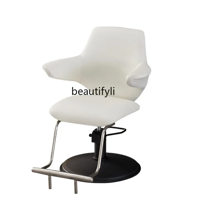 

Barber Chair Hair Salon Hairdressing Chair Hot Dyeing Hair Cutting Chair Hairdressing Stool Stainless Steel