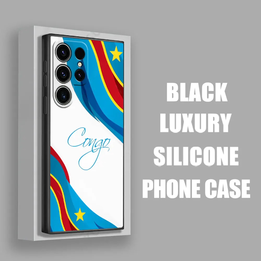 Democratic Republic of Congo Flag Silicone Phone Case