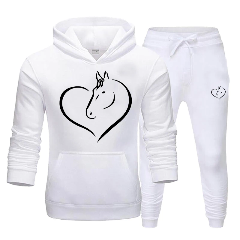 2023 New Fashion Men's Sportswear Set Pullover Hoodie Set Hoodie Sweatpants Two Piece Jogging Set Sportswear