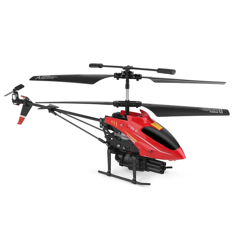 WLtoys V398-C 원격 조종 헬리콥터 충전식 내충격성 미니 드론 항공기 실내외 비행 장난감 (어린이용)