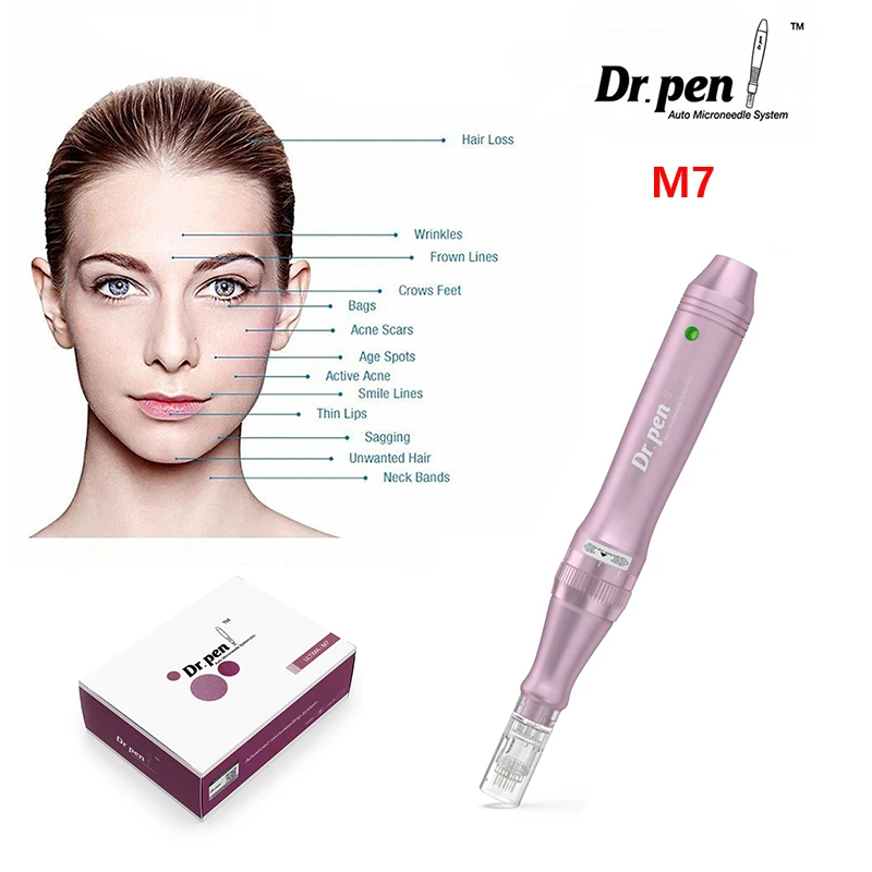 Originale Dr Pen Ultima M7-W Wireless Dermapen Kit Professionale Per La Cura Della Pelle Uso Domestico Microneedling Beauty Machine Per Pmu & Mts