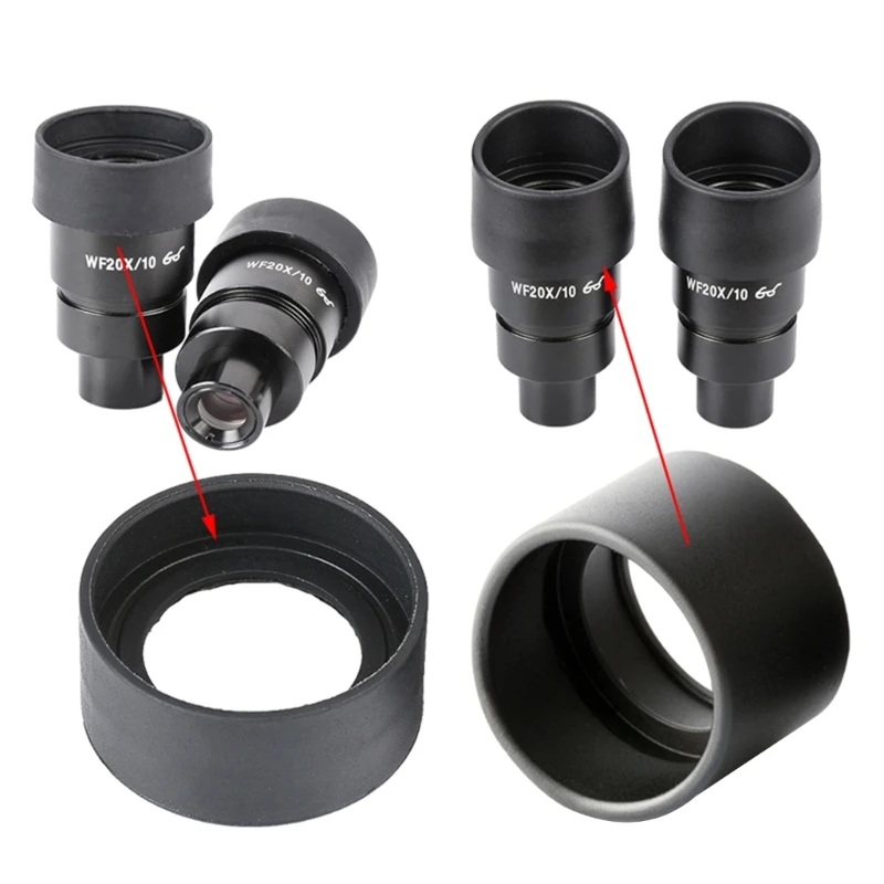 32mm-36mm-Dia. Rubber Eyepiece Eye Shield Guards Binoculars Microscope Eye Cups eye protector cups