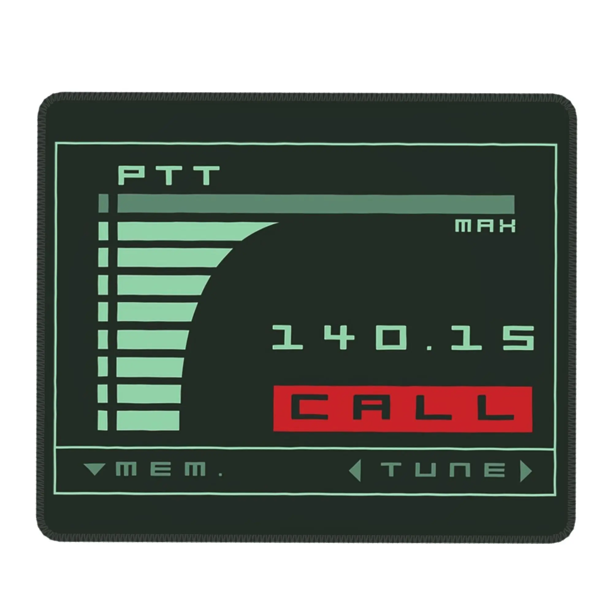 Stealth-Inspired Gaming Desk Mat - Metal Gear Solid Codec Design