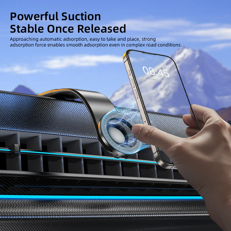 VYVYLABS حامل مغناطيسي حامل هاتف السيارة طوي 15 وا...