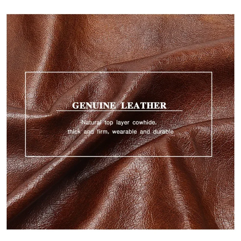 Men's Briefcase Casual Genuine Leather Handbag Business 14 Inch Laptop Bag Vintage Single Shoulder Crossbody Shoulder Bag